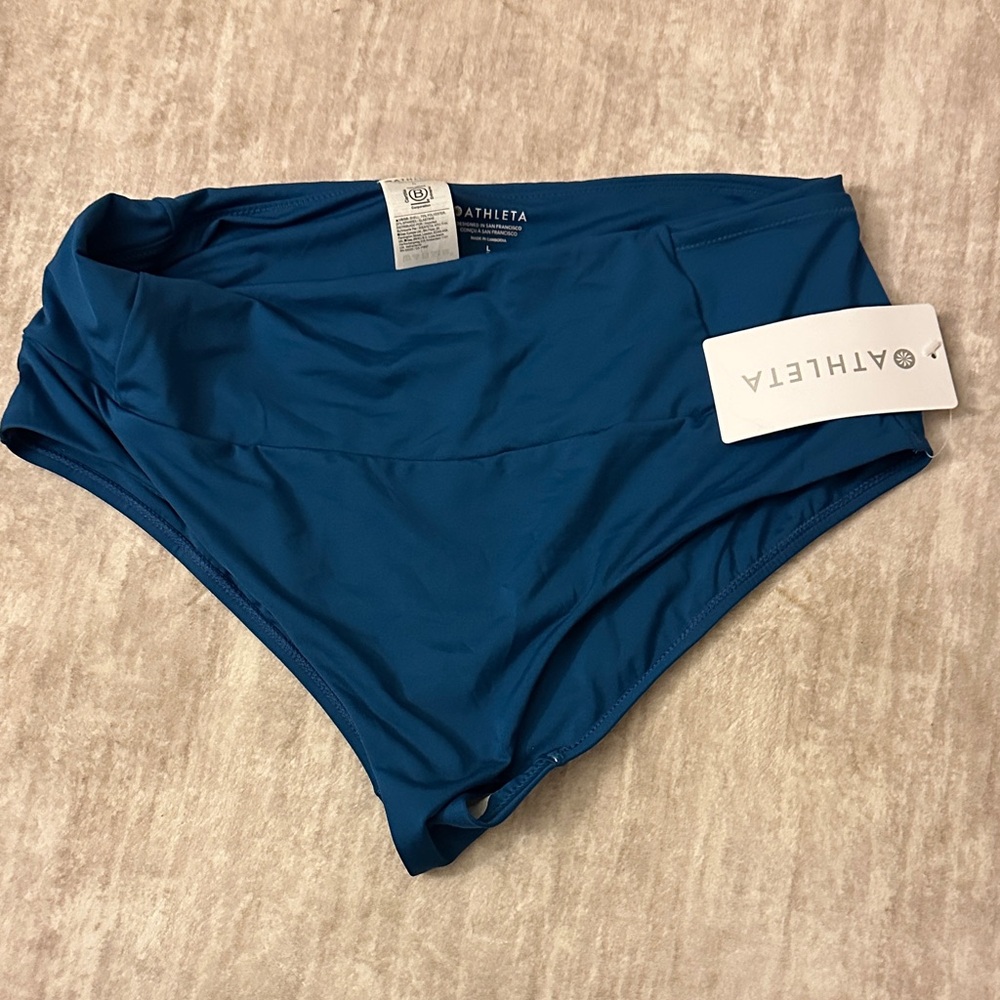 Athleta Women's Teal Bikini Bottom never worn or tried on